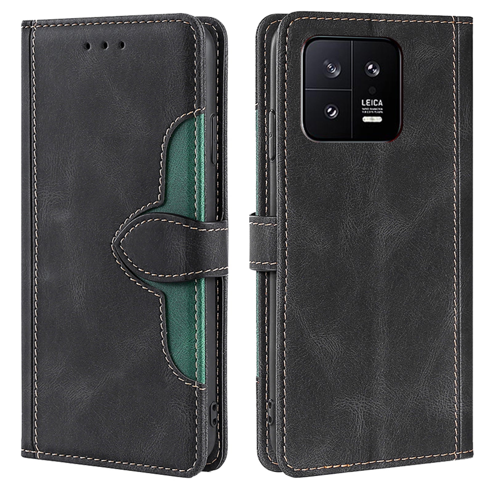 For Xiaomi 13 5G Drop-proof Straw Hat Pattern PU Leather Phone Case Skin-touch Feeling Scratch-resistant Cell Phone Cover Stand Wallet For Xiaomi 13 5G Drop-proof Straw Hat Pattern PU Leather Phone Case Skin-touch Feeling Scratch-resistant Cell Phone Cover Stand Wallet